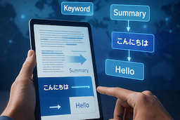 要約・翻訳 要約・翻訳